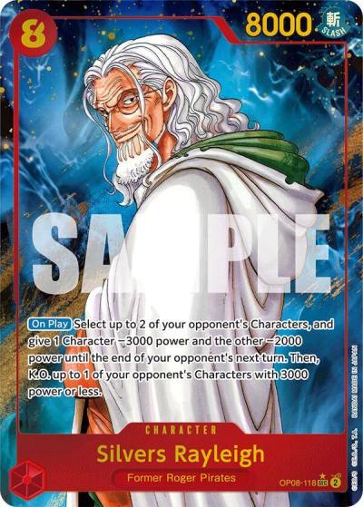 Silvers Rayleigh (Parallel) OP08-118 Two Legends Card