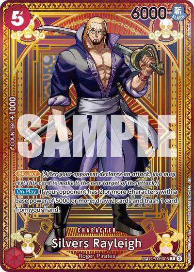 Silvers Rayleigh (SP) OP09-005 A Fist of Divine Speed Card