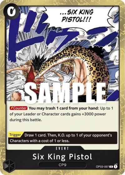 Six King Pistol OP03-097 Pillars of Strength Card