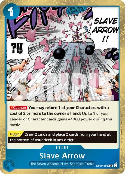 Slave Arrow (Pirate Foil) OP07-056 Premium Booster -The Best- Vol. 2 Card