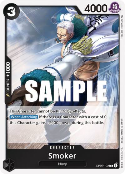 Smoker (102) OP02-102 Paramount War Card