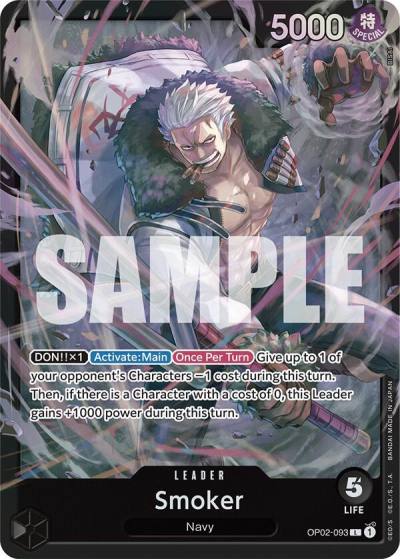 Smoker (OP02-093) OP02-093 Starter Deck 19: BLACK Smoker Card