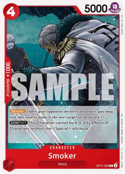 Smoker OP11-005 A Fist of Divine Speed Card