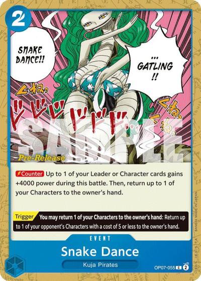 Snake Dance OP07-055 500 Years in the Future Pre-Release Cards Card