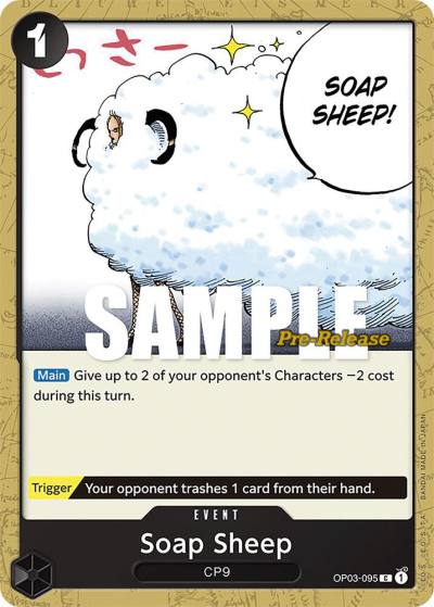 Soap Sheep OP03-095 Pillars of Strength Pre-Release Cards Card