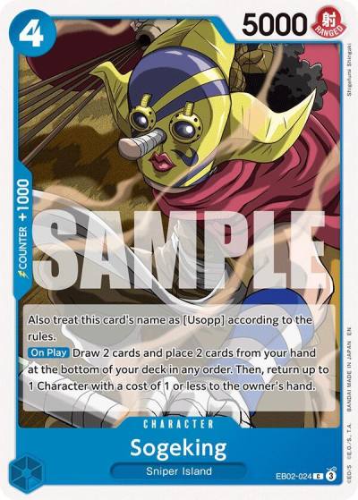 Sogeking EB02-024 Extra Booster: Anime 25th Collection Card