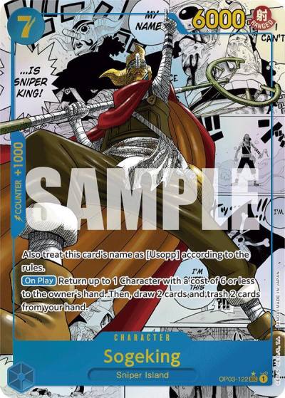 Sogeking (Manga) OP03-122 Premium Booster -The Best- Card