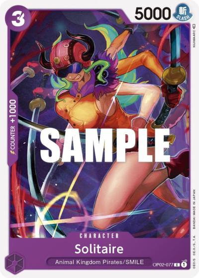 Solitaire OP02-077 Paramount War Card