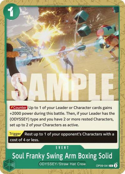 Soul Franky Swing Arm Boxing Solid OP09-041 Emperors in the New World Card