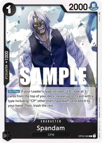 Spandam OP03-086 Pillars of Strength Card