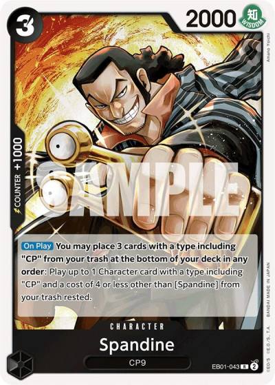 Spandine EB01-043 Extra Booster: Memorial Collection Card