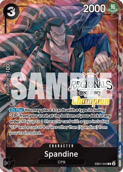 Spandine (Regional Champion Card Set 2025 Vol.1) EB01-043 One Piece Promotion Cards Card
