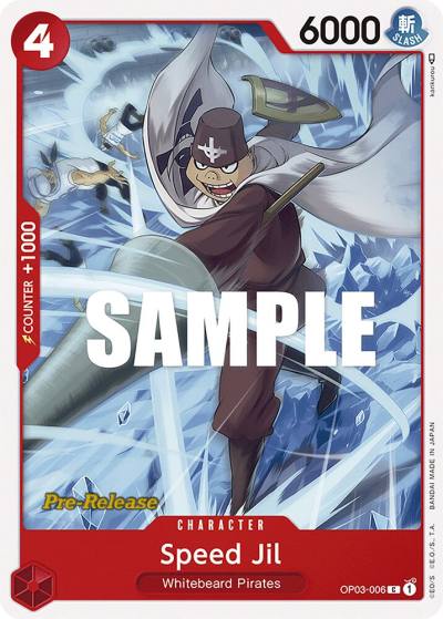 Speed Jil OP03-006 Pillars of Strength Pre-Release Cards Card