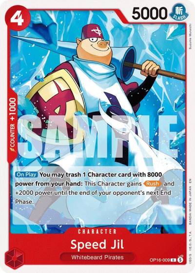 Speed Jil OP16-009 The Time of Battle Card