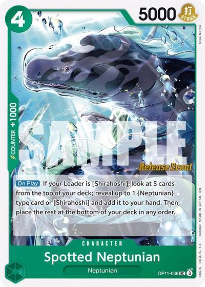 Spotted Neptunian OP11-036 A Fist of Divine Speed Release Event Cards Card