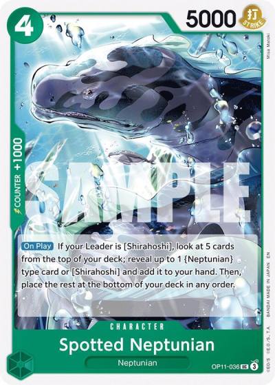 Spotted Neptunian OP11-036 A Fist of Divine Speed Card