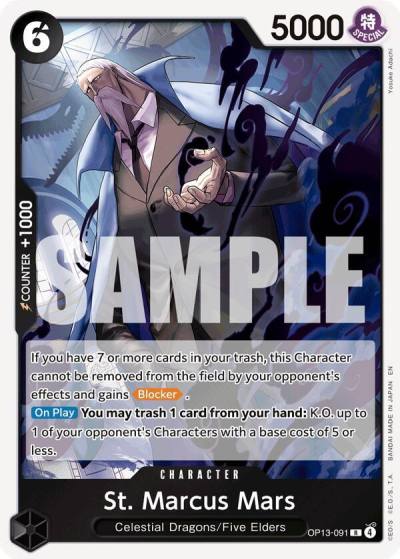 St. Marcus Mars OP13-091 Carrying On His Will Card