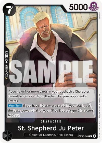 St. Shepherd Ju Peter OP13-084 Carrying On His Will Card