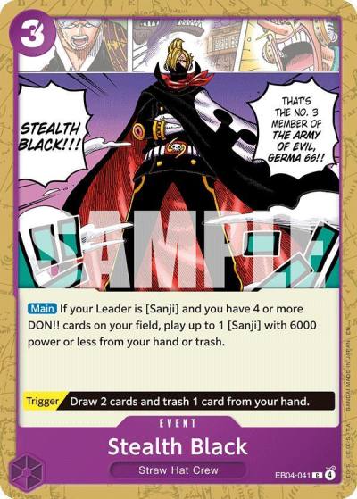 Stealth Black EB04-041 The Azure Sea's Seven Card