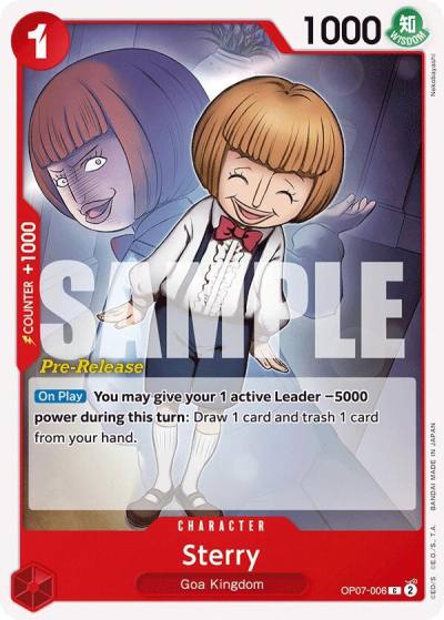 Sterry OP07-006 500 Years in the Future Pre-Release Cards Card