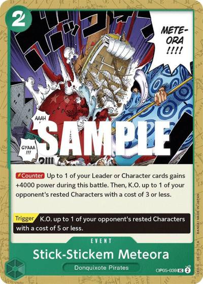 Stick-Stickem Meteora OP05-039 Awakening of the New Era Card