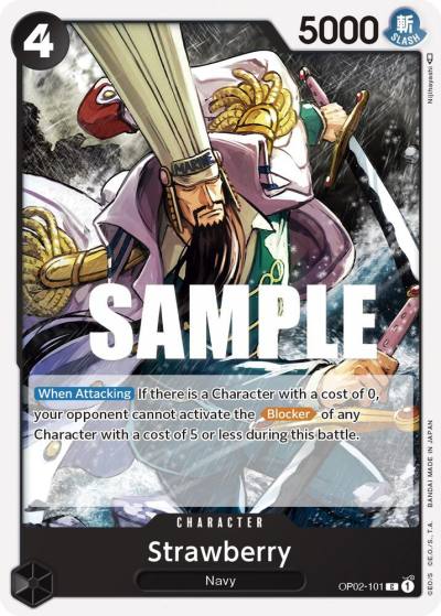 Strawberry OP02-101 Paramount War Card