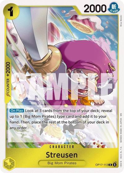 Streusen (113) OP17-113 The World's Strongest Warriors Card