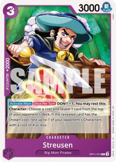 Streusen OP11-074 A Fist of Divine Speed Card