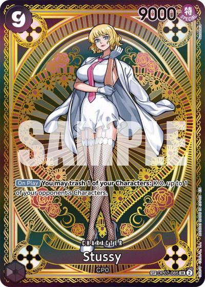 Stussy (SP) OP07-085 A Fist of Divine Speed Card