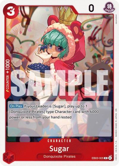 Sugar EB03-005 Extra Booster: One Piece Heroines Edition Card