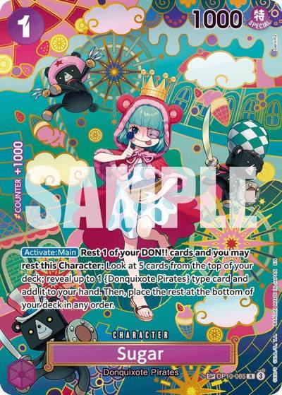 Sugar - OP10-065 (SP) OP10-065 The Azure Sea's Seven Card