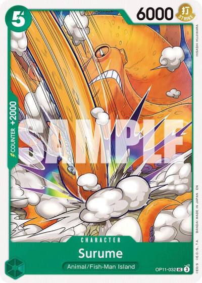 Surume OP11-032 A Fist of Divine Speed Card