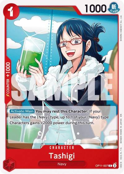 Tashigi OP11-007 A Fist of Divine Speed Card