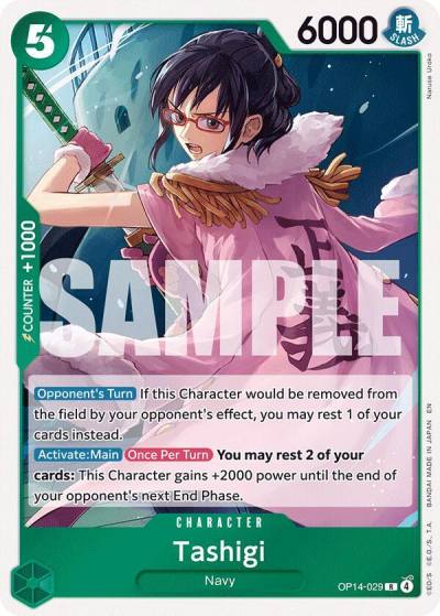 Tashigi OP14-029 The Azure Sea's Seven Card