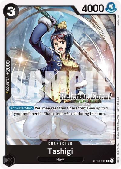 Tashigi (ST15 - ST20 Release Event Pack) ST06-006 One Piece Promotion Cards Card