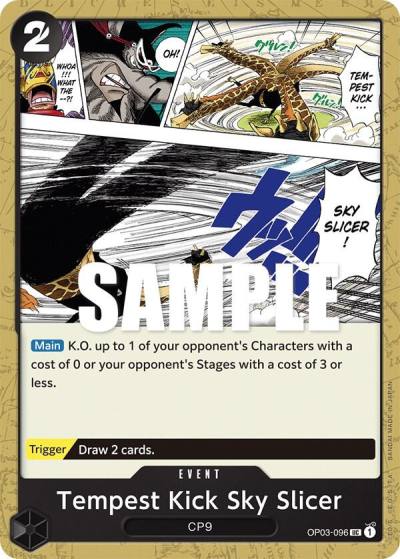 Tempest Kick Sky Slicer OP03-096 Pillars of Strength Card