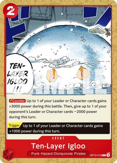 Ten-Layer Igloo OP10-018 Royal Blood Card