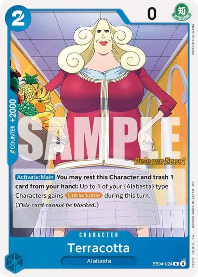 Terracotta EB04-024 The Azure Sea's Seven Release Event Cards Card