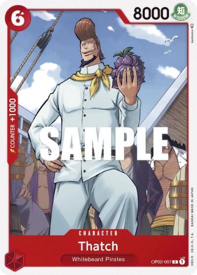 Thatch OP02-007 Paramount War Card
