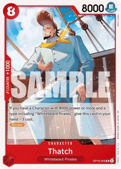 Thatch OP16-005 The Time of Battle Card