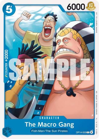 The Macro Gang OP14-055 The Azure Sea's Seven Card