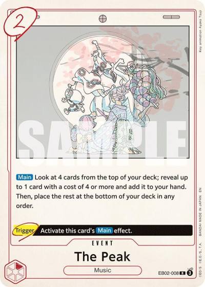 The Peak EB02-008 Extra Booster: Anime 25th Collection Card