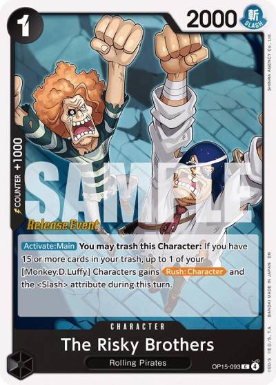 The Risky Brothers OP15-093 Adventure on Kami's Island Release Event Cards Card