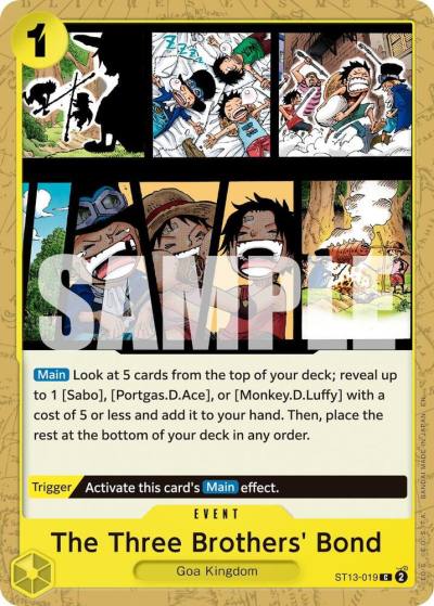 The Three Brothers' Bond (Reprint) ST13-019 Premium Booster -The Best- Vol. 2 Card