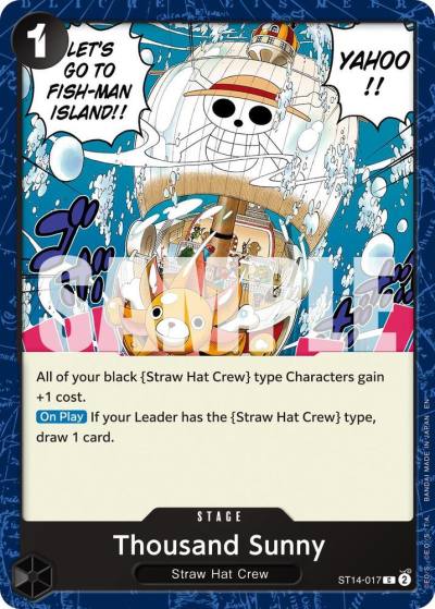 Thousand Sunny (Reprint) ST14-017 Premium Booster -The Best- Vol. 2 Card
