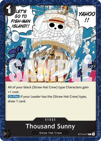 Thousand Sunny ST14-017 Starter Deck 14: 3D2Y Card