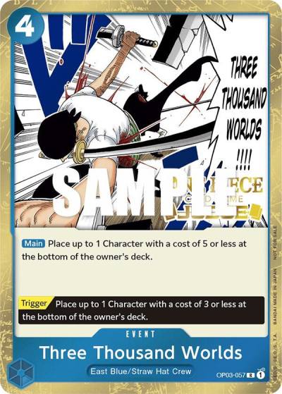 Three Thousand Worlds (Judge Pack Vol. 2) OP03-057 One Piece Promotion Cards Card