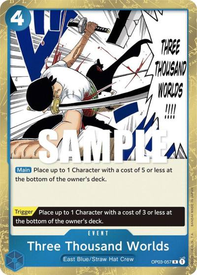 Three Thousand Worlds OP03-057 Pillars of Strength Card
