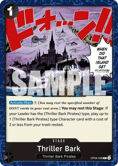 Thriller Bark OP06-098 Wings of the Captain Card