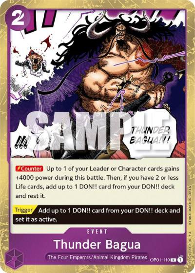 Thunder Bagua OP01-119 Romance Dawn Card